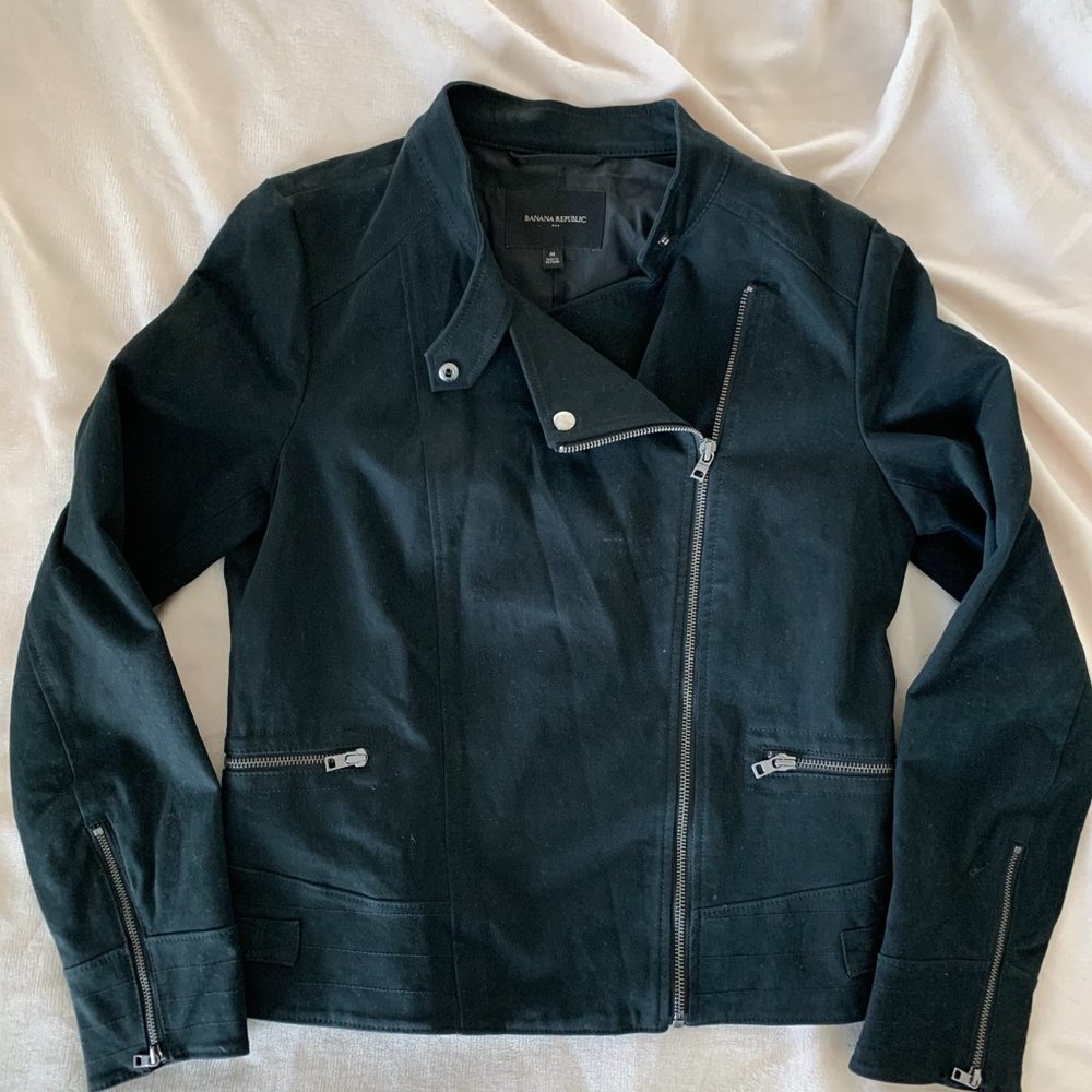 Banana Republic Black Moto Jacket